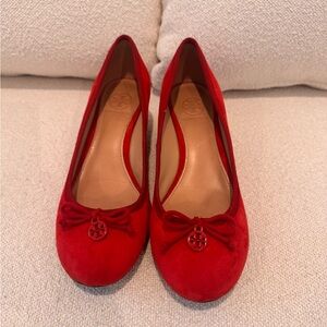 Tory Burch Sally Suede Wedge